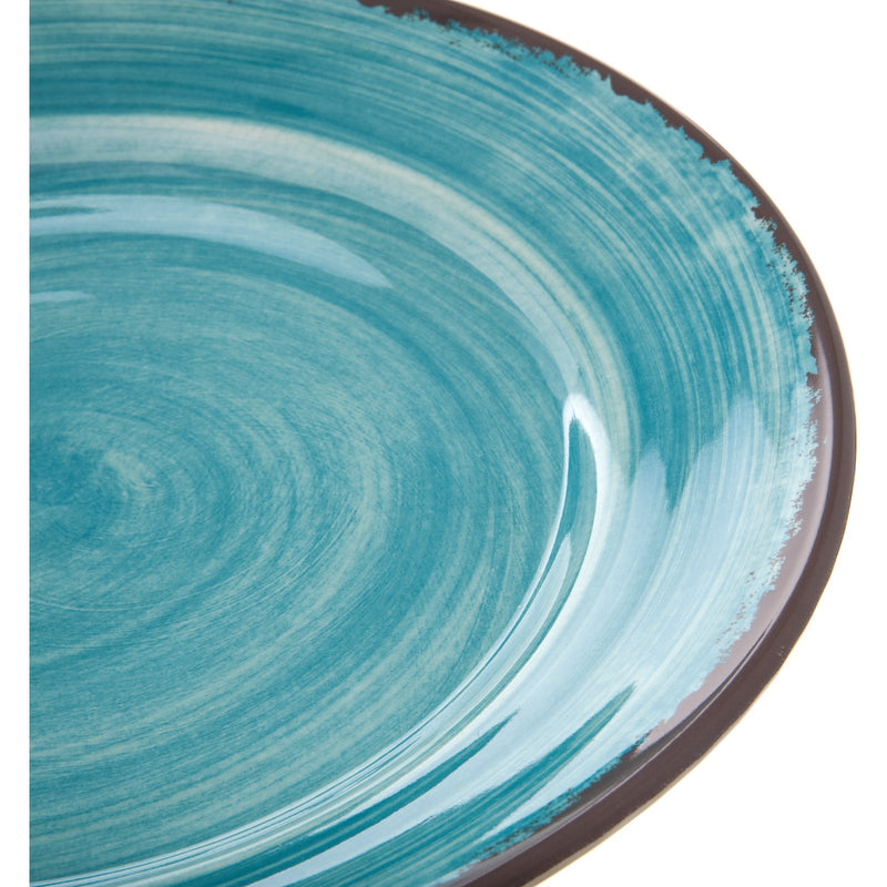 Carlisle Mingle 5400615 Aqua Melamine Round Charger 12.5"