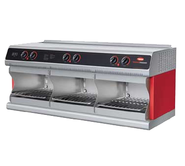 Hatco Thermo-Finisher® Electric 3-Bay Food Finisher 3 Upper Elements & 3 Lower Elements 42"W Stainless Steel