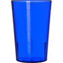 Carlisle 552647 Stackable SAN Plastic Royal Blue Tumbler 8 oz