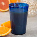 Carlisle 552647 Stackable SAN Plastic Royal Blue Tumbler 8 oz