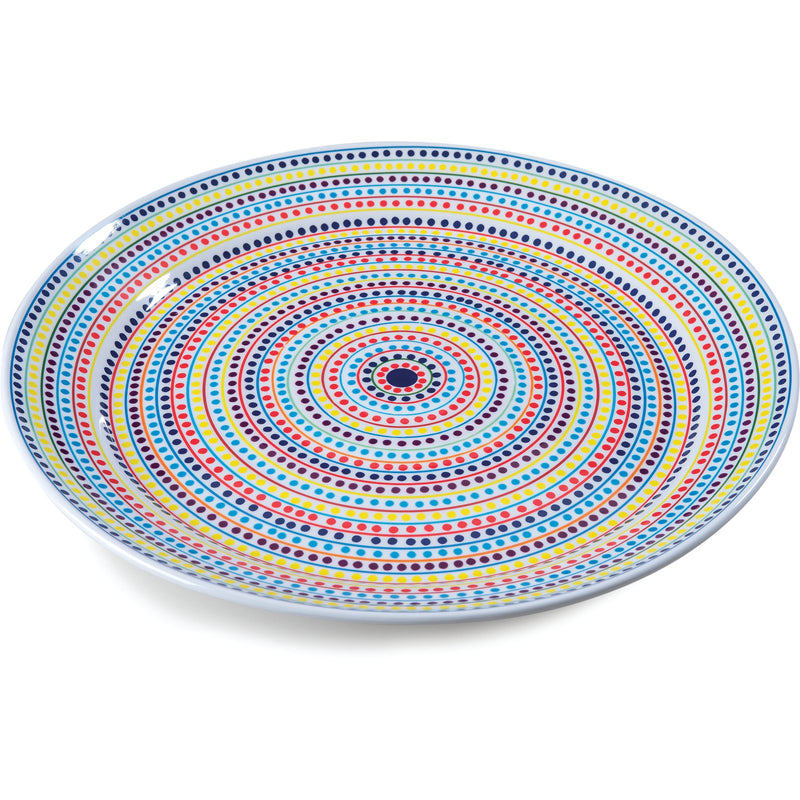 Carlisle Parasol PAR2200 Melamine Round Platter 18"