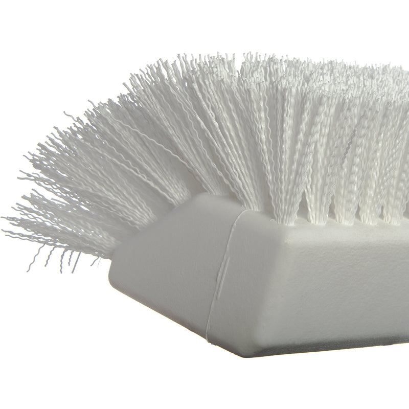 Carlisle 4042302 Sparta Hi-Lo White Floor Scrub Brush 10"