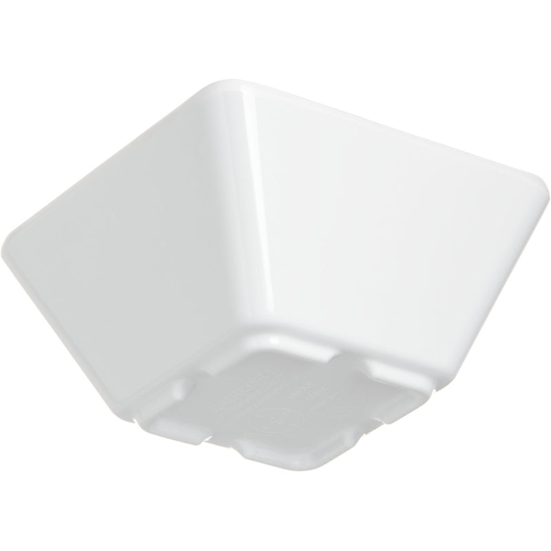 Carlisle Grove 6402402 Melamine White Square Bowl 3 Oz