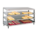 Hatco Glo-Ray® Pass-Thru Countertop 48" x 24" Pizza Warmer Triple Slant Shelf Stainless Steel & Aluminum Construction