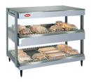Hatco Glo-Ray® 2 Shelf 20 Rod Pass-Thru Countertop Merchandising Warmer Stainless Steel & Aluminum Construction