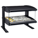 Hatco One Shelf 5 Rod Countertop Horizontal Heated Merchandiser With LED Lighting Warmer 24"W  Hardcoat Aluminum