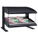 Hatco One Shelf 12 Rod Countertop Slant Heated Merchandiser With LED Lighting Warmer 60"W Hardcoat Aluminum