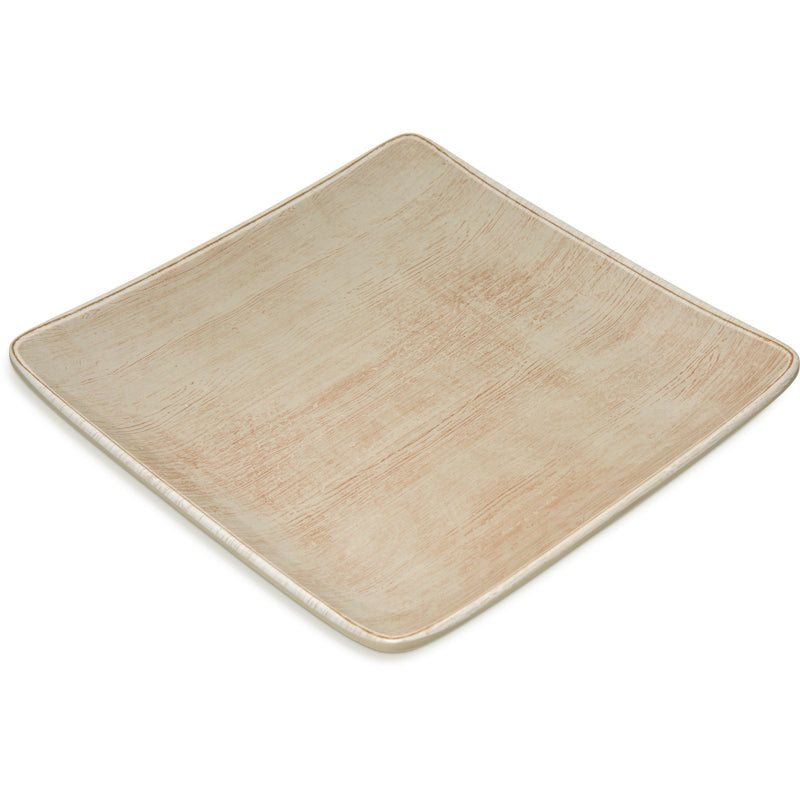 Carlisle Grove 6400970 Melamine Square Plate 9" Adobe