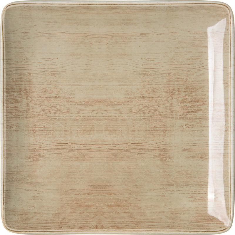 Carlisle Grove 6400970 Melamine Square Plate 9" Adobe