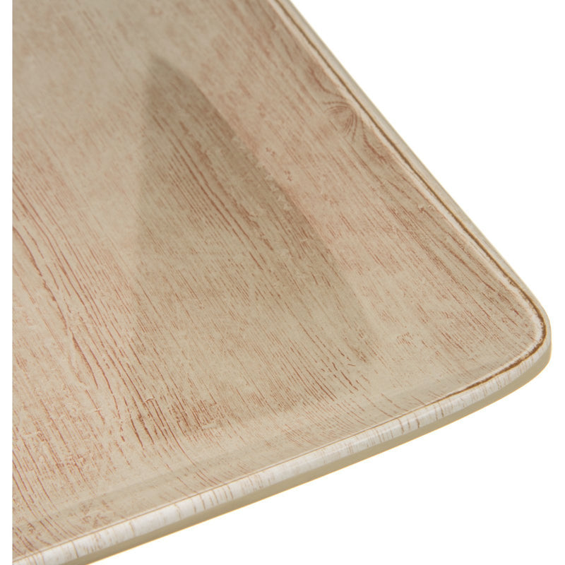 Carlisle Grove 6400970 Melamine Square Plate 9" Adobe