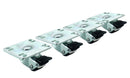 Krowne 28-109S 1" Plate Caster With Brake