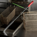 Carlisle 4011105 L-Tipped Fryer High Heat Brush  with Red Handle 23"