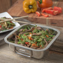 Carlisle 609083 SS Square Display Dish 8.3"