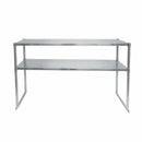 48-Inch Stainless Steel Sandwich Prep Table Over Shelf