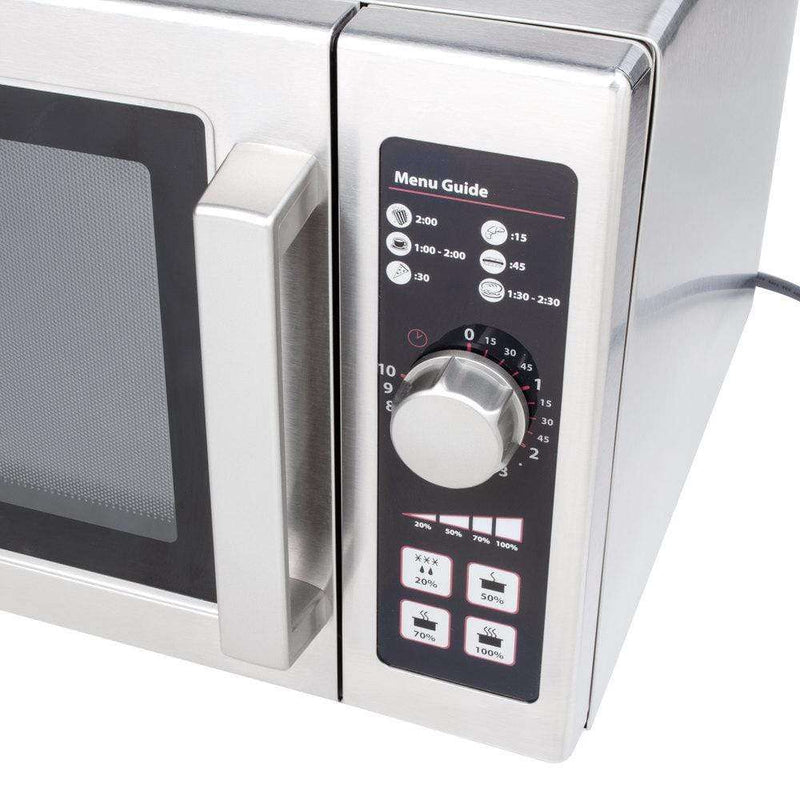 Amana RCS10DSE Medium Volume Stainless Steel Commercial Microwave - 120V, 1000W