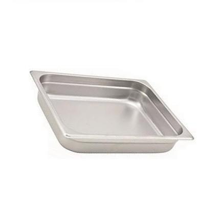 Half Size 2-1/2" Deep 22 Gauge Stainless Steel Anti Jam Pans