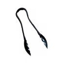 Thunder Group PLSGTG006BK 6" Black Polycarbonate Scallop Grip Tong