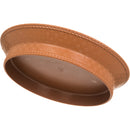Carlisle WeaveWear 652731 Round Brown Plastic Serving Basket 10-3/8"