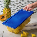 Carlisle 3058060 1/3 Size Lid for Food Pan - Dark Blue