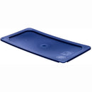 Carlisle 3058060 1/3 Size Lid for Food Pan - Dark Blue