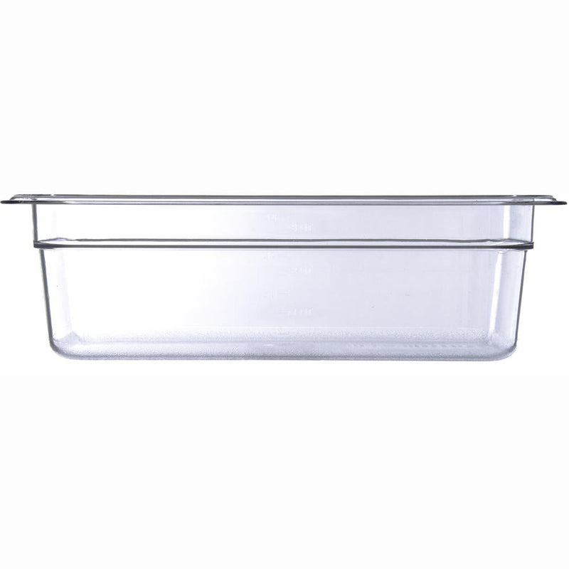Carlisle 3066107 1/3 Size 4" Deep Food Pan - Clear