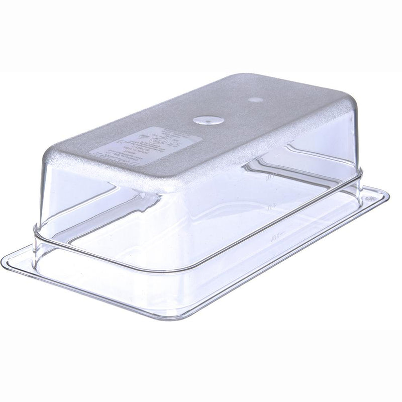 Carlisle 3066107 1/3 Size 4" Deep Food Pan - Clear