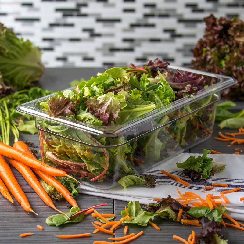 Carlisle 3066107 1/3 Size 4" Deep Food Pan - Clear