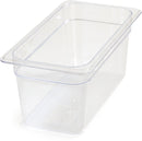 Carlisle 3066207 Third Size 6" Deep Clear Insert Pan