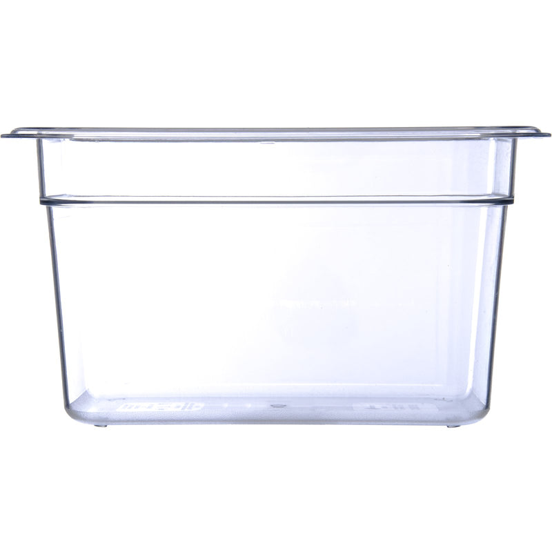 Carlisle 3068207 StorPlus 1/4 Size 6" Deep Clear Polycarbonate Food Pan