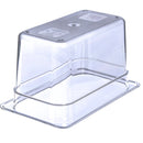Carlisle 3068207 StorPlus 1/4 Size 6" Deep Clear Polycarbonate Food Pan