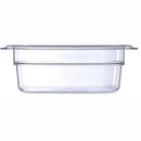 Carlisle 3068307 1/6 Size 2.5" Deep Food Pan - Clear