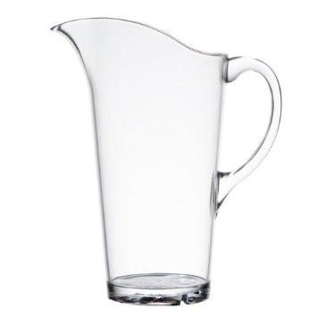Thunder Group PLTHWP015C 1.5L/51 Oz Water Pitcher, Starburst Base, Polycarbonate, Clear