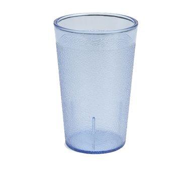 Carlisle Dinex DX550654 Ice Blue Pebbled SAN Tumbler 9.5 oz
