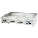Radiance TAMG-48 48" Manual Controls Countertop Gas Griddle