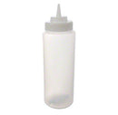 Tablecraft 3263C 32 Oz Wide Mouth Natural Squeeze Bottle