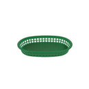 Thunder Group PLBK1034G 10 3/4" Oblong Basket, Green
