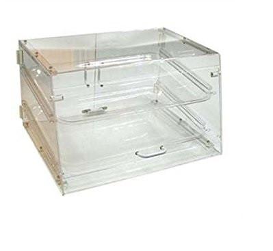 Winco ADC-2 Acrylic 2-Tier Countertop Pastry Display Case