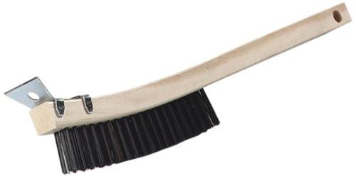 Carlisle 4577300 14" Steel Wire Brush With Scraper