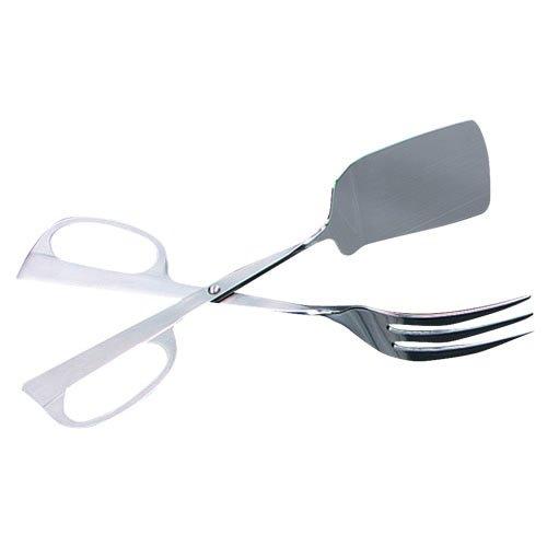 Tablecraft 8117 Stainless Steel Scissor Tongs 10.25"