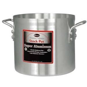 Winco AXS-32 32 Qt Heavy Duty Aluminum Stock Pot