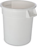 Carlisle 341010 10 Gallon White Waste Container