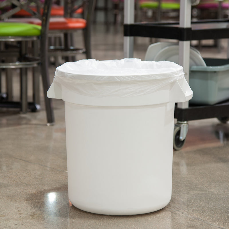 Carlisle 341010 10 Gallon White Waste Container