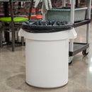 Carlisle 34102002 White Waste Container 32 Gallon