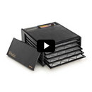 Excalibur 5-tray, No Timer, Solid Door, Black