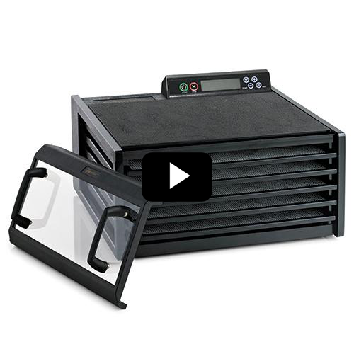 Excalibur 5-tray, Digital 48hr Timer, Black