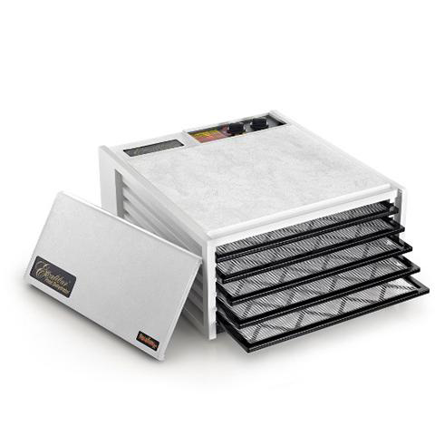Excalibur 5-tray, 26hr Timer, Solid Door, White