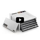 Excalibur 5-tray, 26hr Timer, Solid Door, White