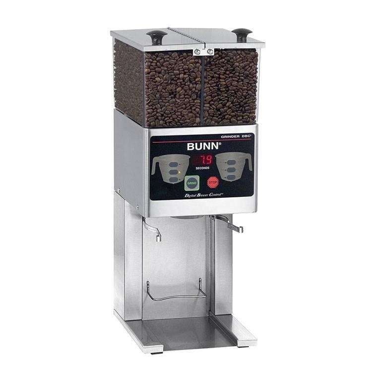 BUNN 36400.0000 FPG-2 DBC French Press Grinder Portion Control Dual 3 Lb. Hoppers