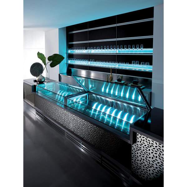 Howard McCray LAR-TT4H40-D15-46-59 59" Full Service Deli Case w/ Straight Glass - (2) Levels, 220v [Extended Lead Time 14+ days]