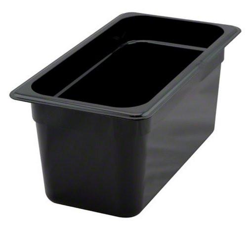 Cambro 36CW110 1/3 6" Black Steam Table Pans